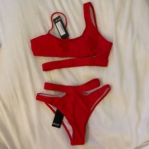 Bikini Set, cut out style.